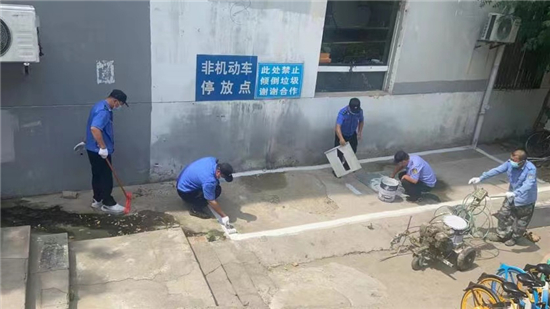 南京市雨花臺區西善橋街道合理劃線規範非機動車停放秩序_fororder_6