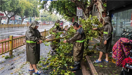 泰州海陵城中街道：聞“風”而動 堅守一線_fororder_2