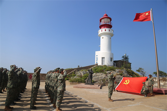 南通海安市人武部赴開山島開展主題教育活動_fororder_圖片1