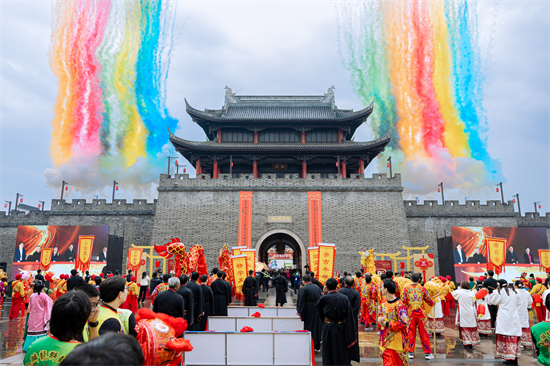 2024年“水韻江蘇·非遺陪你過大年”  無錫梅村泰伯廟會民俗巡遊_fororder_圖片 1