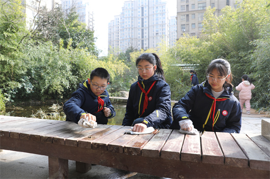 淮安生態文化旅遊區楓香路小學開展志願服務活動_fororder_圖片3