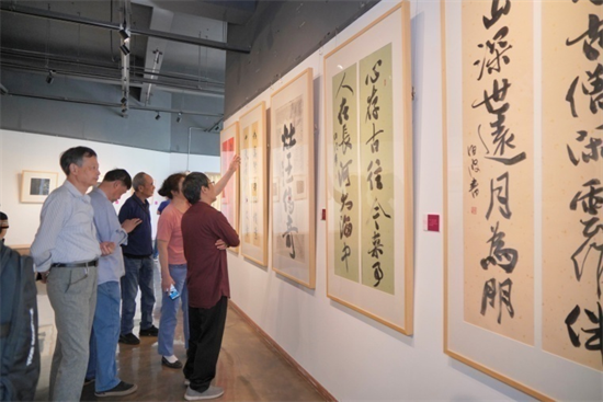 “古與今”“南與北”的交融 燕趙藝術家“文人書畫”金陵開展_fororder_圖片 11