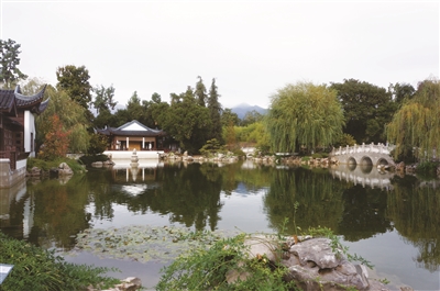 （頭條）海外最大規模蘇州園林“流芳園”在美國建設竣工