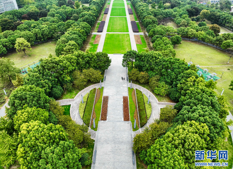 江蘇泰州：城市公園美如畫