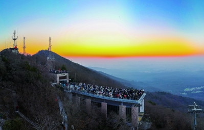 這是新年第一天的南京