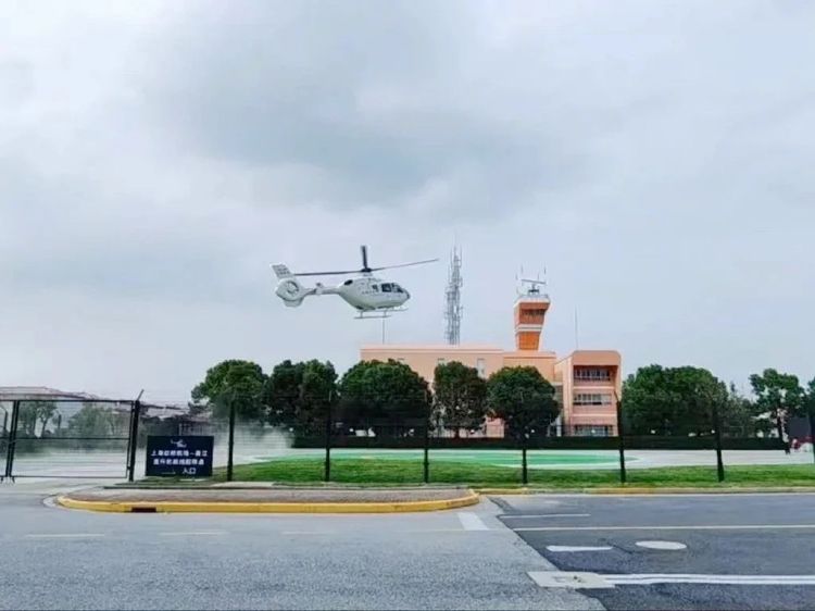 華東首條繁忙機場客機與直升機聯程接駁航線試飛成功