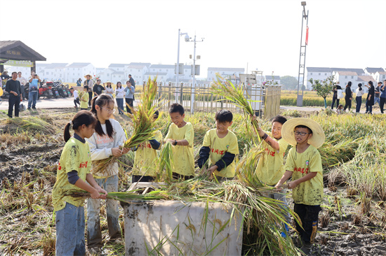 無錫鴻山：“田間課堂”讓孩子收穫滿滿