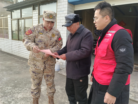 “熱血青春 報效祖國” 南通市通州區興東街道陸扶橋村開展徵兵宣傳動員活動