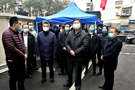 (網格員專題 圖文摘要 標題列表)莫愁湖街道:黨員在防控網格行動