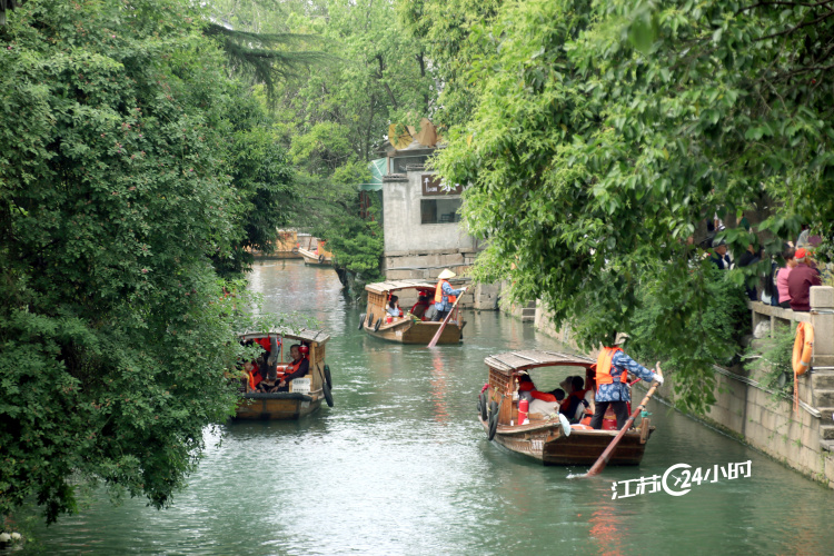 蘇州：“水上游”為遊客夏日添涼意
