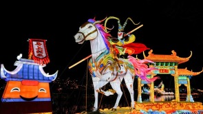 江蘇南京：秦淮燈會璀璨夜