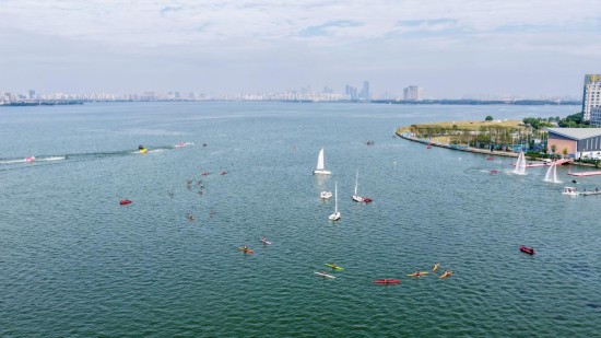 以槳為翼，逐浪而行！2025蘇州獨墅湖院校槳板爭霸賽舉行_fororder_圖片 2