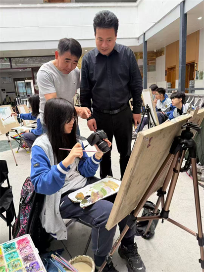 南京市寧海中學美術班2025年皖南寫生活動圓滿收官_fororder_640 (2)