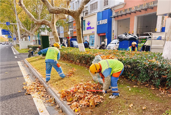 淮安市清江浦區:“機械連軸”+“人工繡花”擦靚城市冬日顏值_fororder_圖片9