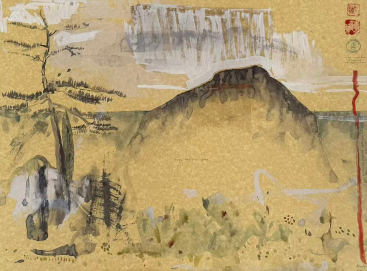 “以藝通心——中美藝術家畫美國名勝風景作品展”舊金山公立圖書館開幕_fororder_20250901_103600_011