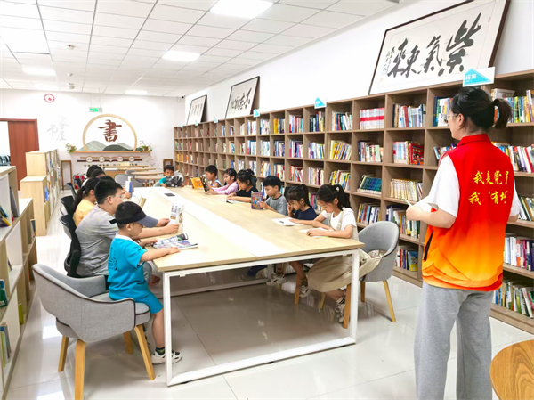 連雲港市徐圩新區香河村開展新時代文明實踐站暑托系列活動_fororder_2