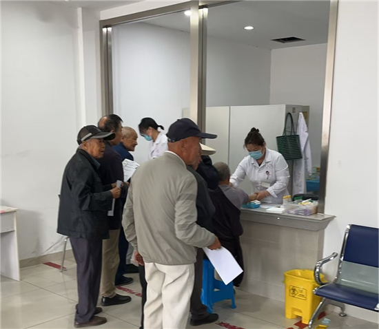 泰州醫藥高新區（高港區）口岸街道：全心助力優撫對象體檢工作_fororder_圖片1