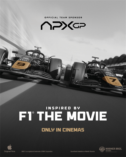 呈現APXGP車隊聯名時計作品 《F1™：狂飆飛車》專屬觀影活動在南京舉行_fororder_圖片 1