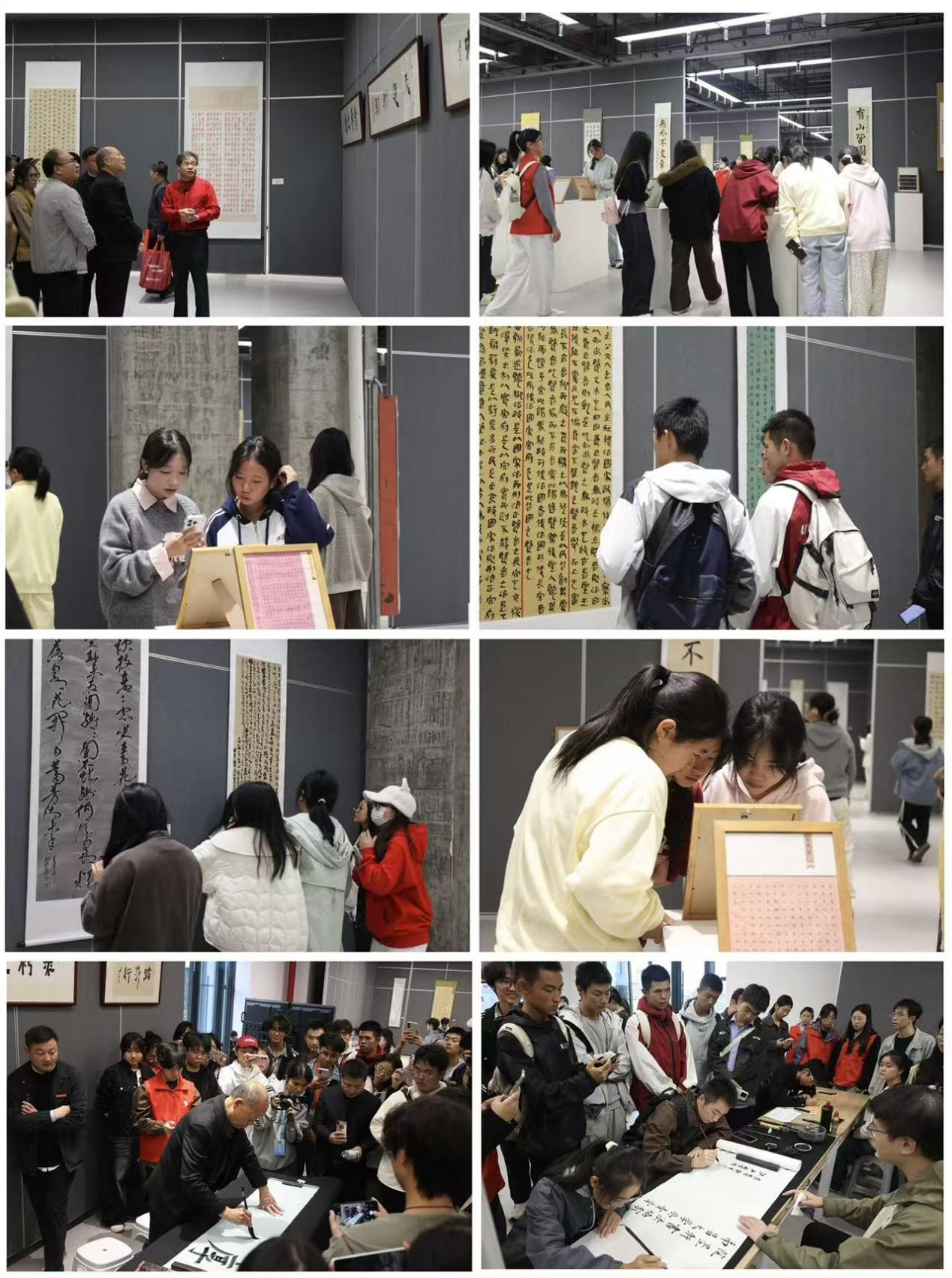 江西省第十二屆大學生書法巡迴展（贛北）在南昌應用技術師範學院舉行_fororder_圖片8