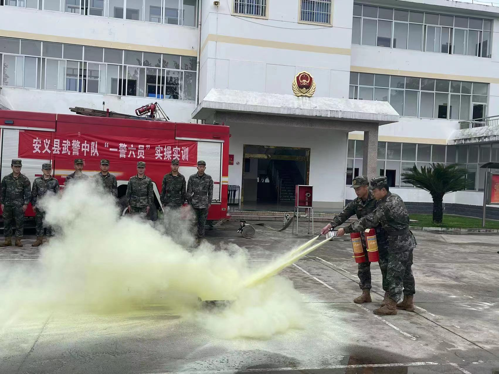 南昌安義縣消防救援大隊開展駐縣武警中隊消防安全教育培訓_fororder_7-2