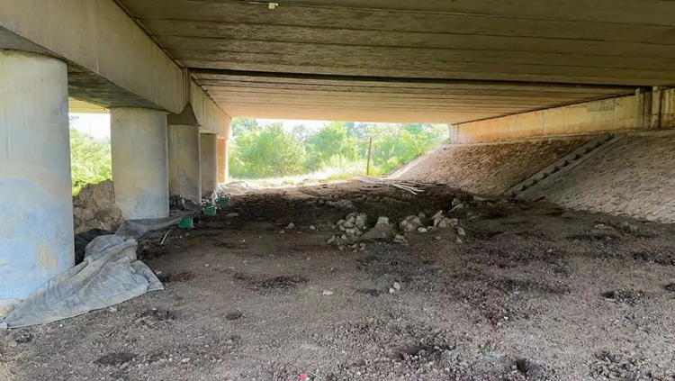 南昌繞城高速公路橋下空間一違章搭建被依法查處_fororder_圖片3