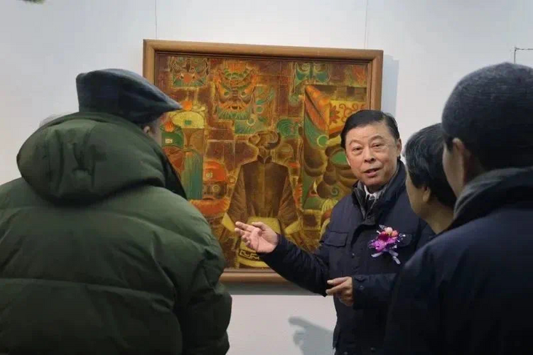 “漆情瓷韻——方衛國、戚耀輝陶瓷漆畫作品展”在南昌開幕_fororder_圖片3