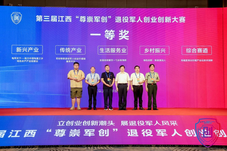 第三屆江西“尊崇軍創”退役軍人創業創新大賽圓滿收官_fororder_圖片5