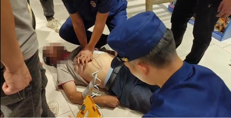 江西撫州貴溪：一男子心臟驟停 AED為其贏回寶貴搶救時間_fororder_圖片5