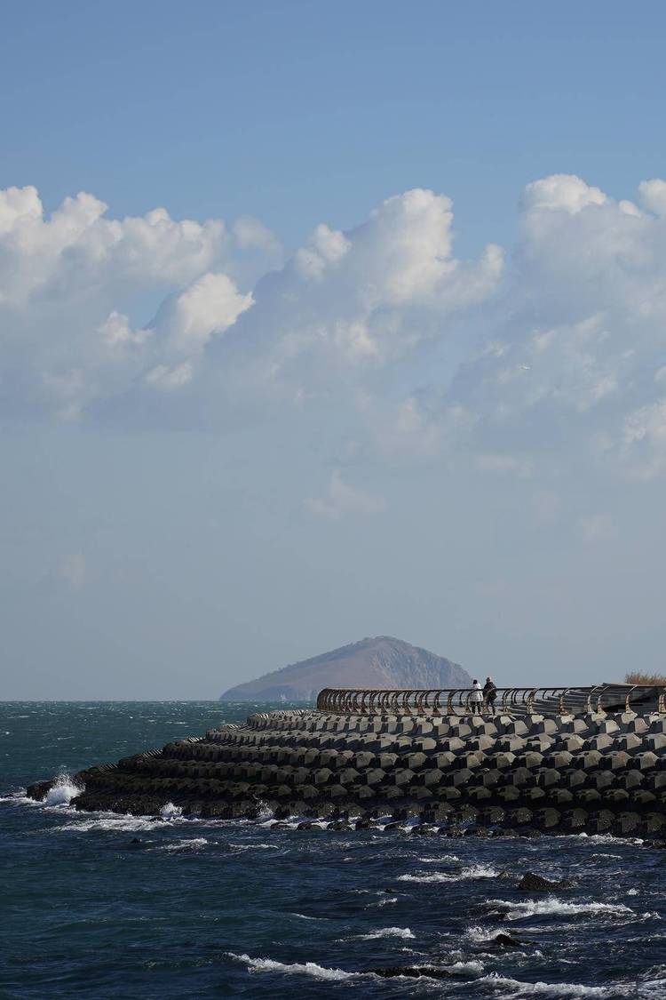 冬日大連的海，長在“審美點”上