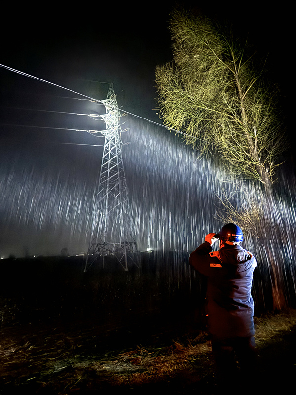 國網遼寧電力全力應對遼寧首輪雨雪天氣