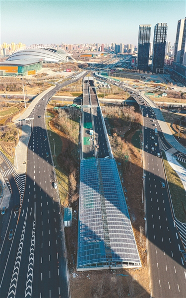 瀋陽渾南大道快速路隧道段通車在即