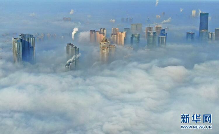 瀋陽出現大霧天氣