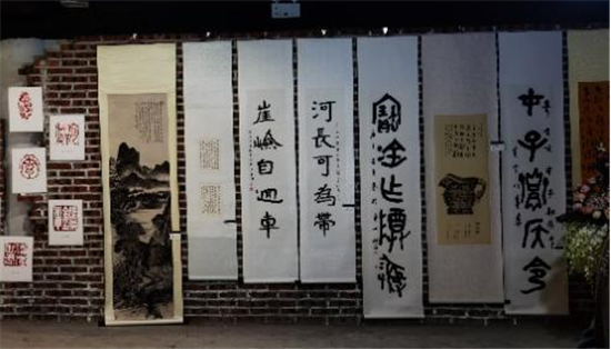 “玉梅金鞍”——金石書派臨古展活動在鞍山玉石博物館舉行_fororder_圖片8