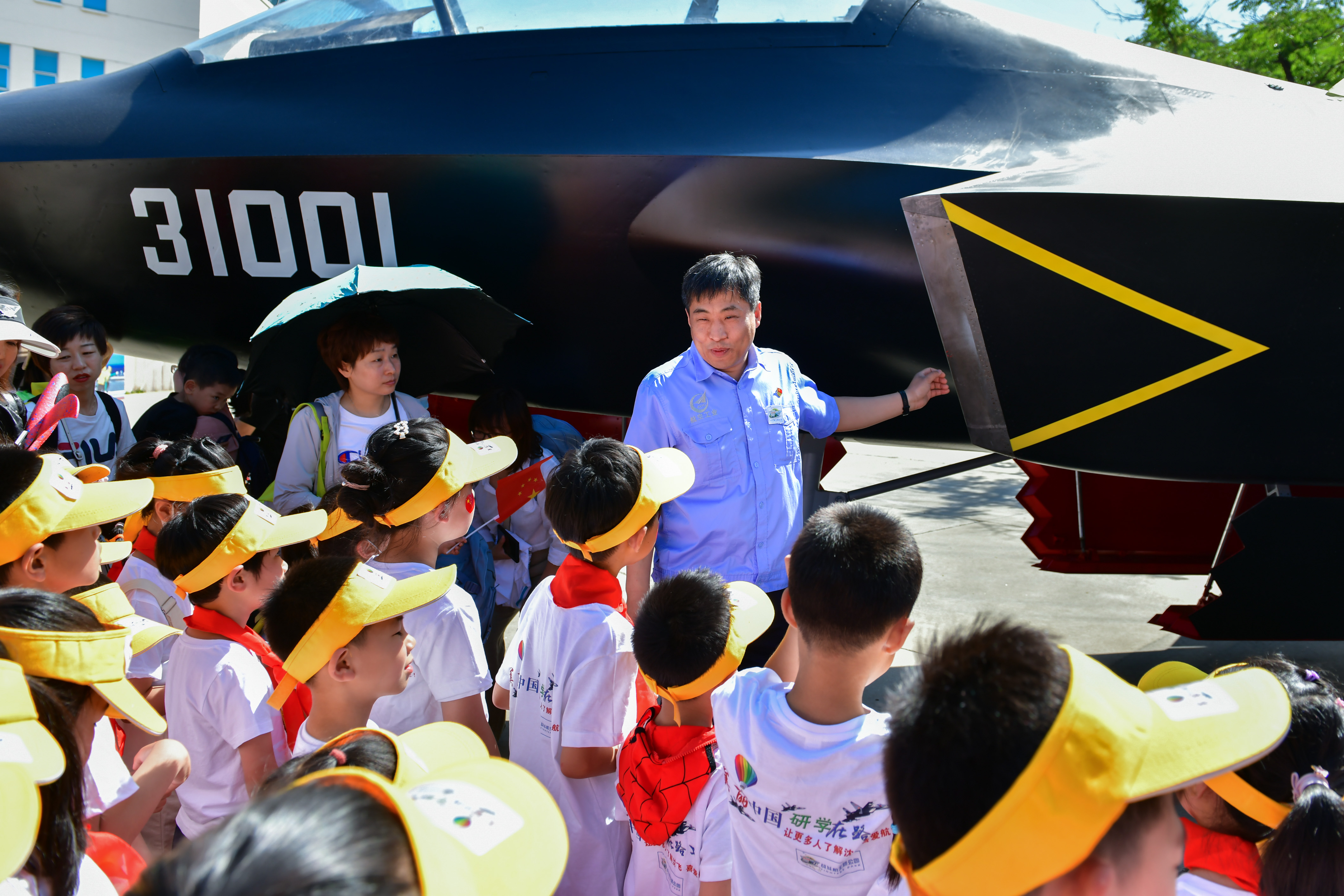 航空科普夏令營活動在沈飛航空博覽園開營_fororder_夏令營3