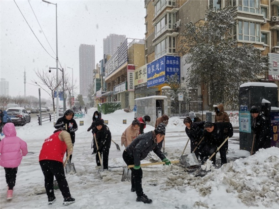 瀋陽市僑聯在行動：發動沈城僑界 聚力除雪破冰_fororder_僑聯除雪4