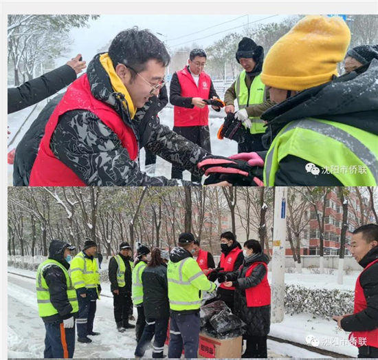 瀋陽市僑聯在行動：發動沈城僑界 聚力除雪破冰_fororder_僑聯除雪5