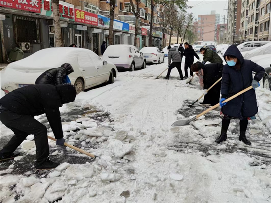 凝聚合力破冰前行：瀋陽大東區衛健中心積極參與除雪工作_fororder_圖片7