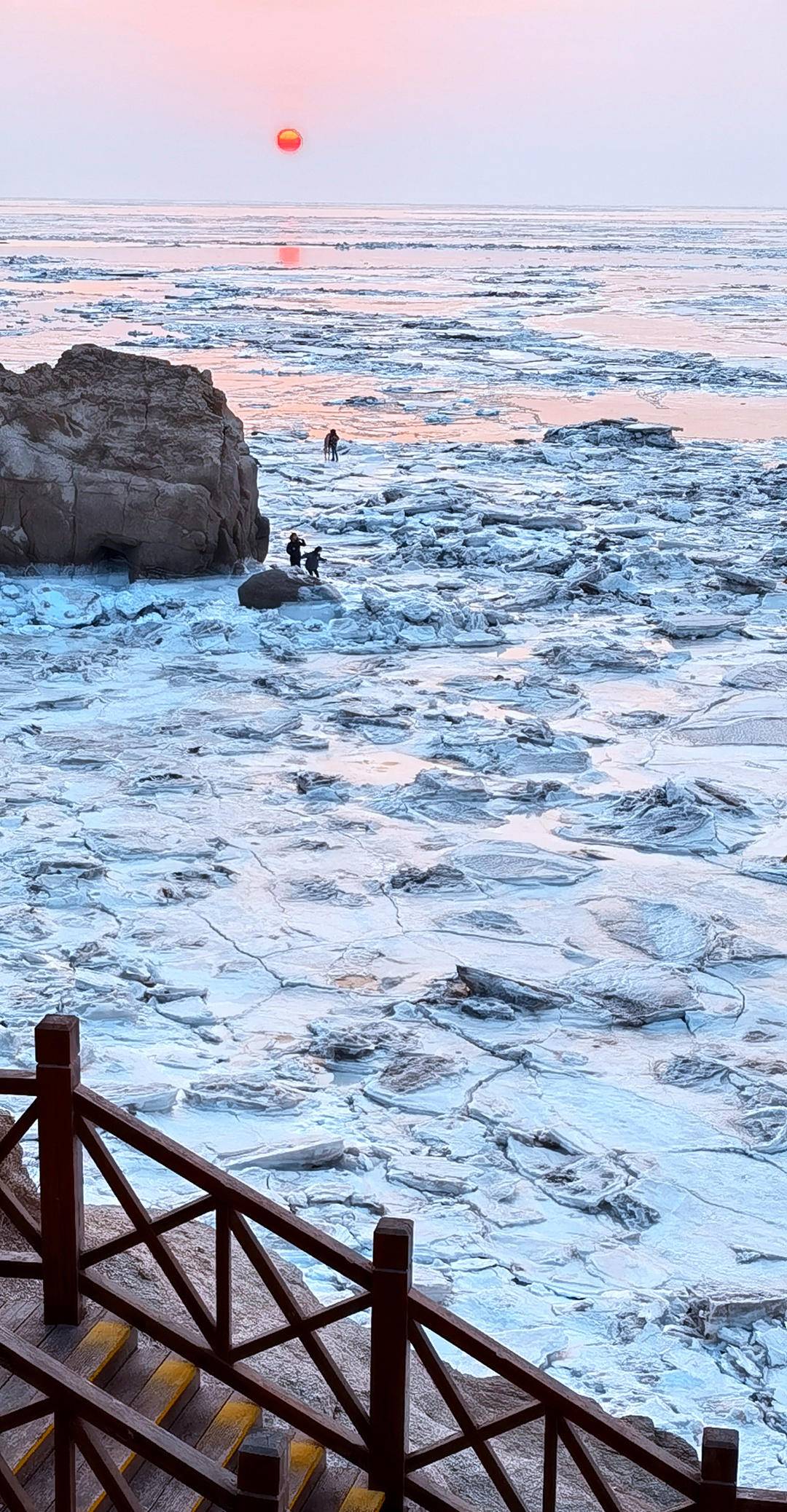 營口北海晚霞惹人醉