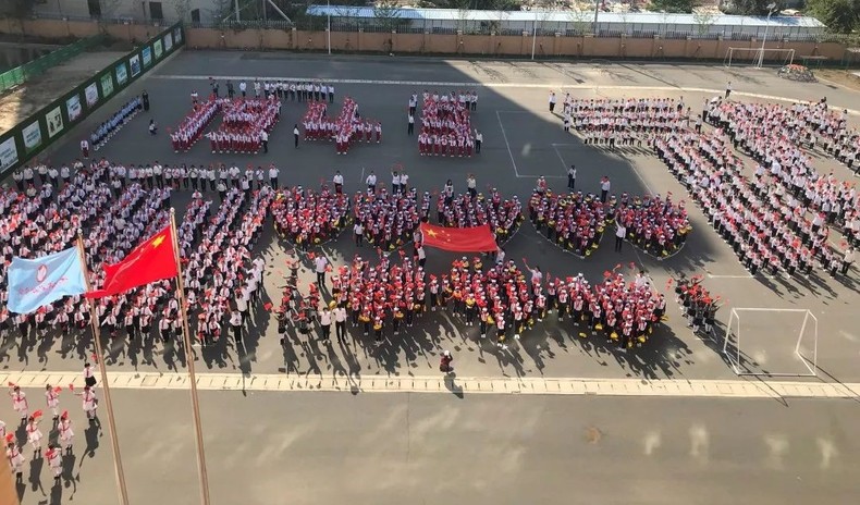 瀋陽市實驗學校旭東小學舉行“童心向黨 紅歌飛揚”主題歌咏會