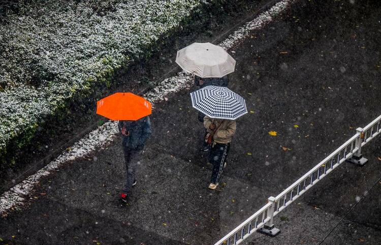 瀋陽初雪圖