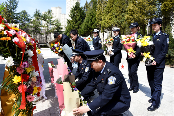 丹東：“黨建共同體”成員單位開展清明祭掃主題黨日活動_fororder_1