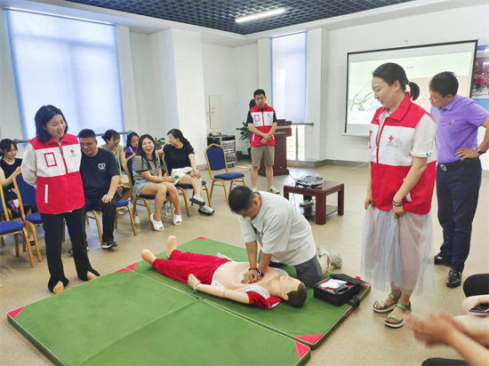 “生命守護計劃”走進瀋陽市全民健身中心_fororder_楊薇生命3