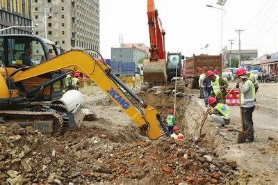 京沈高鐵朝陽站配套道路工程動工