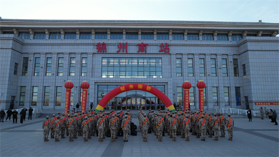 遼寧省錦州市組織新兵歡送儀式 助力新兵踏上軍旅征程_fororder_圖片4