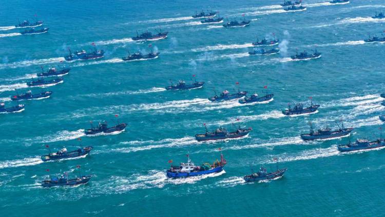開海啦！大連漁船起航追“鮮”