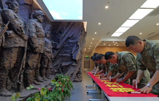遼寧省錦州軍分區組織官兵參觀配水池戰鬥遺址 開展主題教育活動_fororder_圖片4