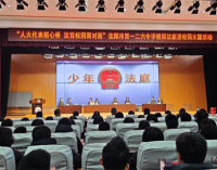 瀋陽市第一二六中學開展模擬法庭進校園主題活動