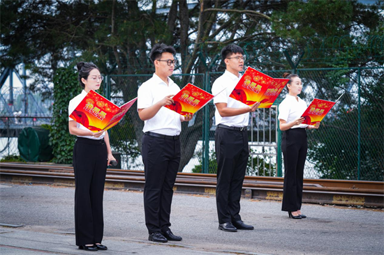 以國防教育 築愛國之心 丹東邊檢站開展全民國防教育月主題活動_fororder_圖片 3