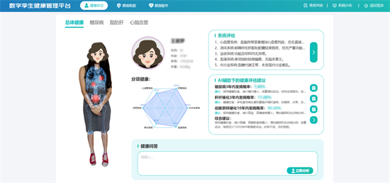 大連理工大學附屬中心醫院自主研發數字孿生健康管理平臺 實現臨床輔助與疾病預防的智慧化躍升_fororder_黃非數字