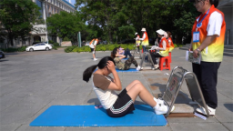 錦州市高校國防教育校園定向越野賽在渤海大學舉行